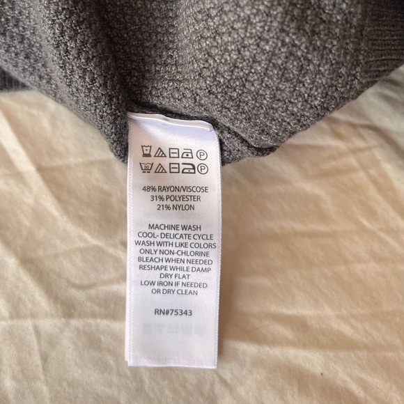 NWT Harrison Davis Men’s Knit Full-Zip Sweater Vest M Charcoal Grey - Picture 11 of 11